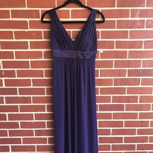 DAVID’S BRIDAL - purple floor length gown